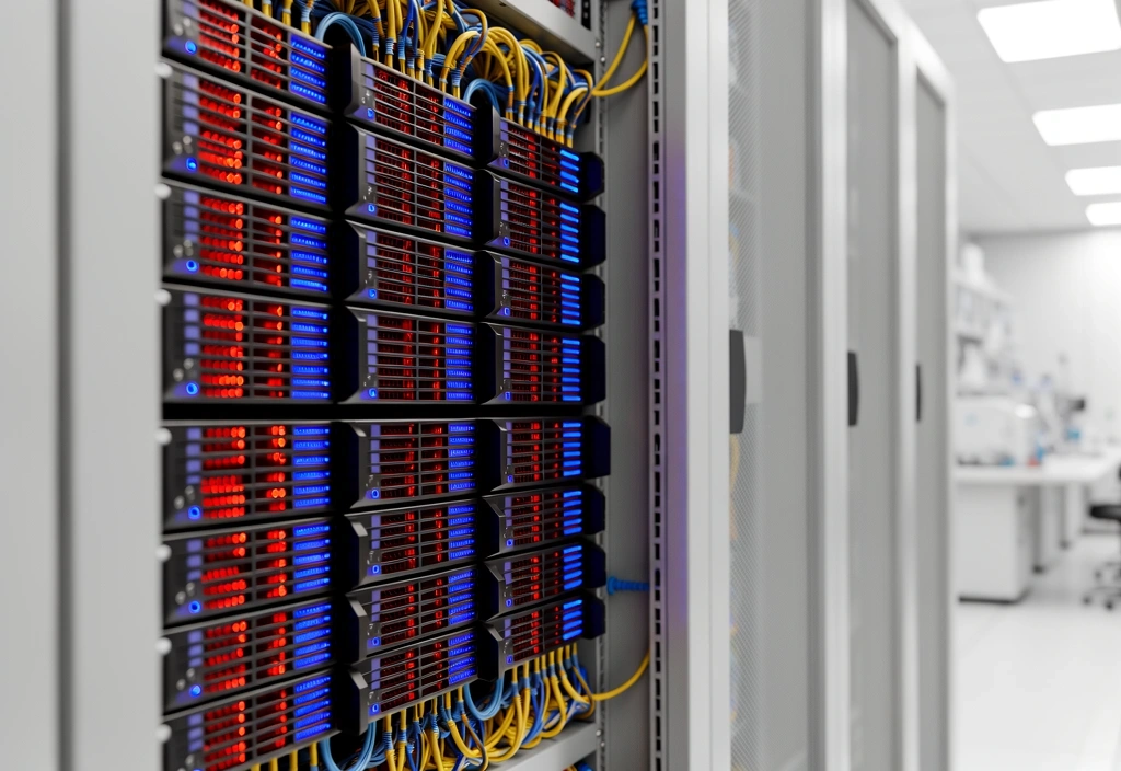 Server infrastructure at Mekong Quant Labs head office